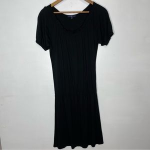 Gap Black drop waist casual dress